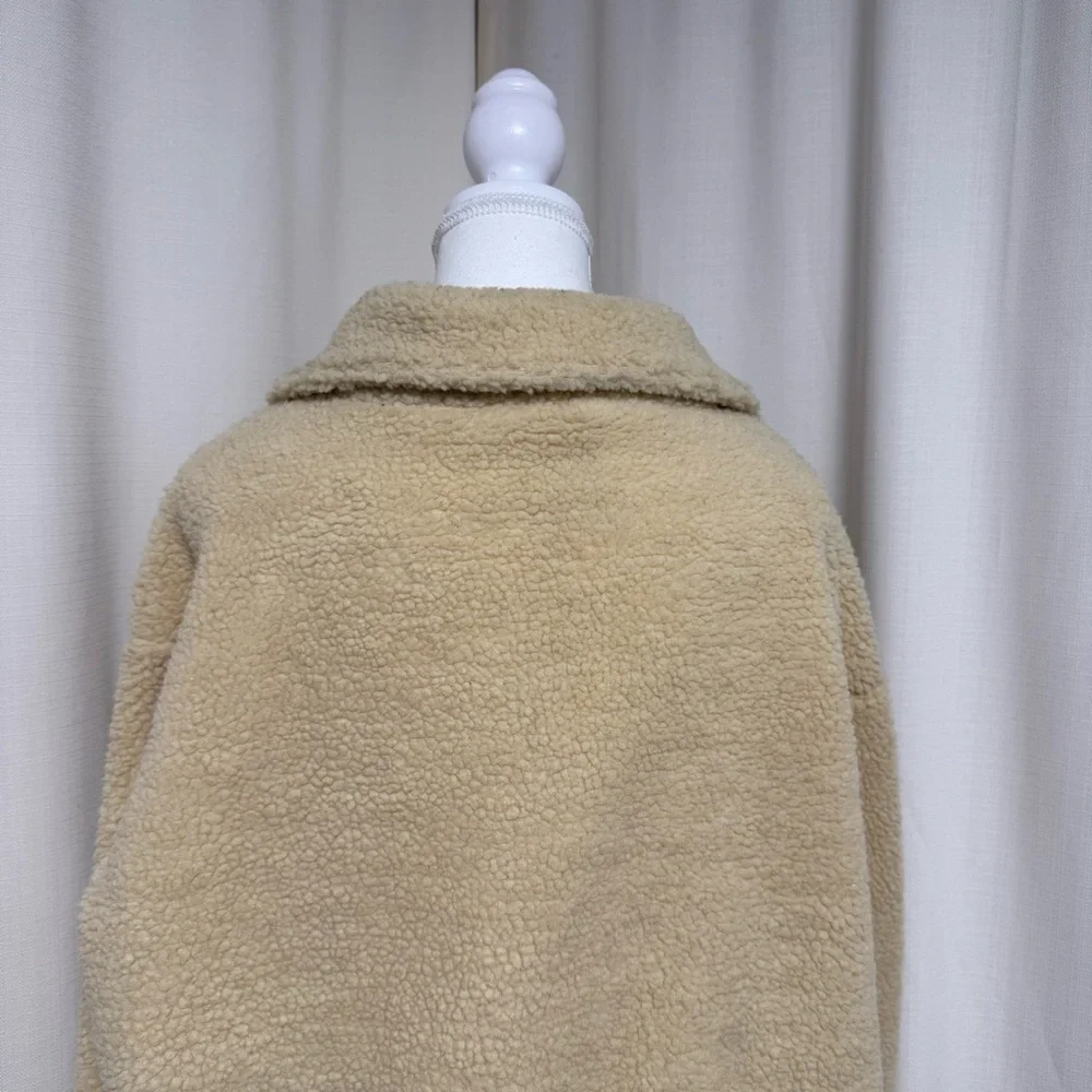 MNY Cozy Tan Sherpa Jacket - Picture 5 of 6